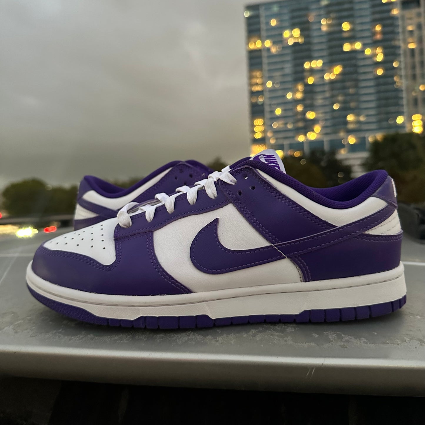 Court Purple Dunks Size 8