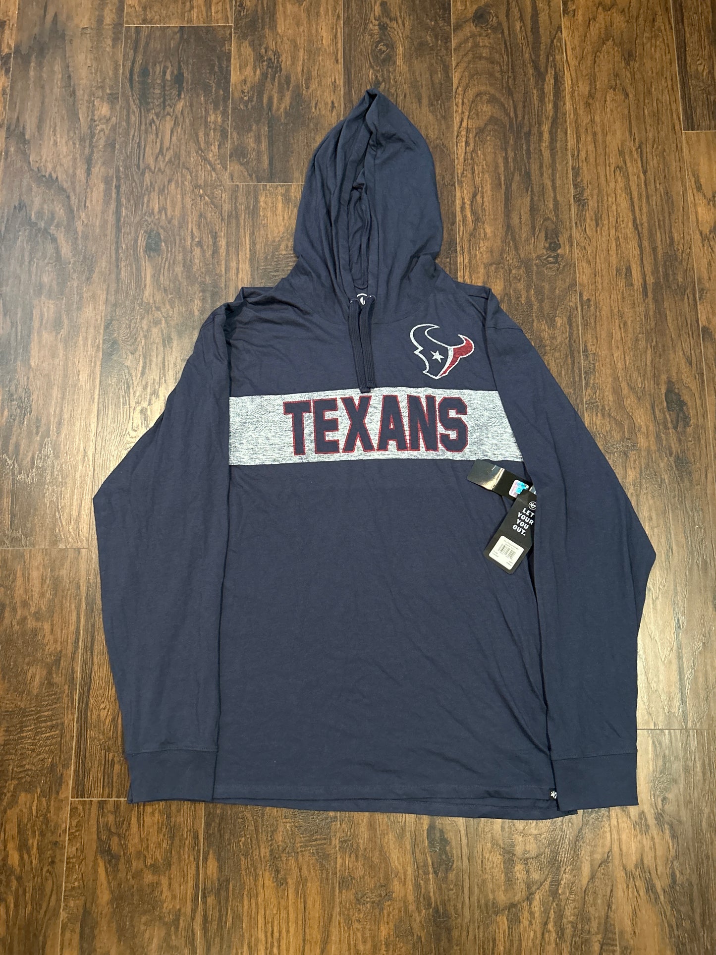 47 Texans Light Hoodie Navy Size 3XL NEW