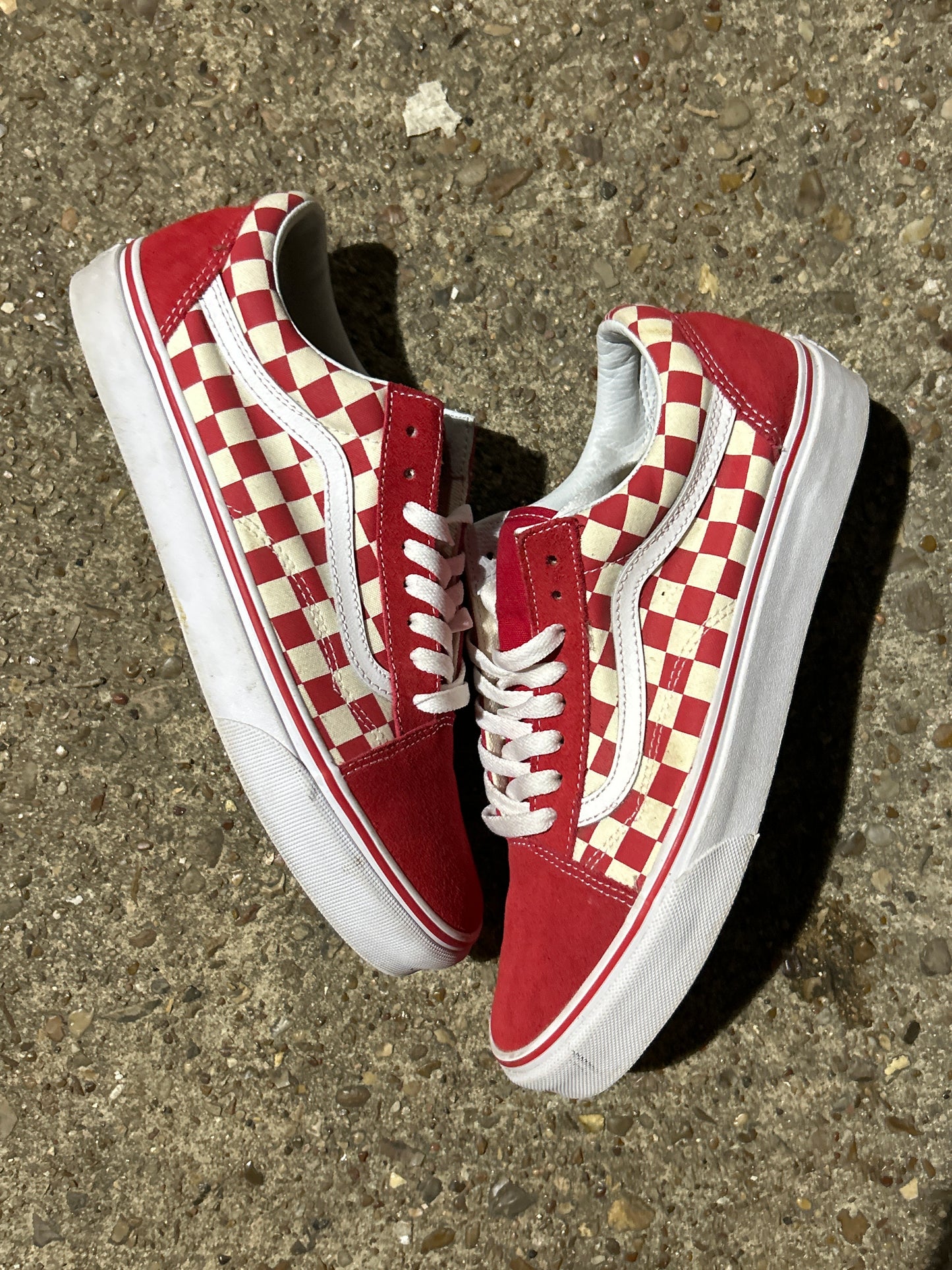 Vans Red Checkered Size 9.5