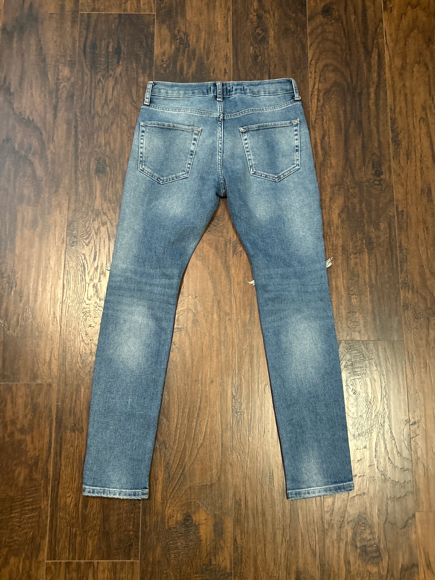 Topman Blue Skinny Jeans Size 30S