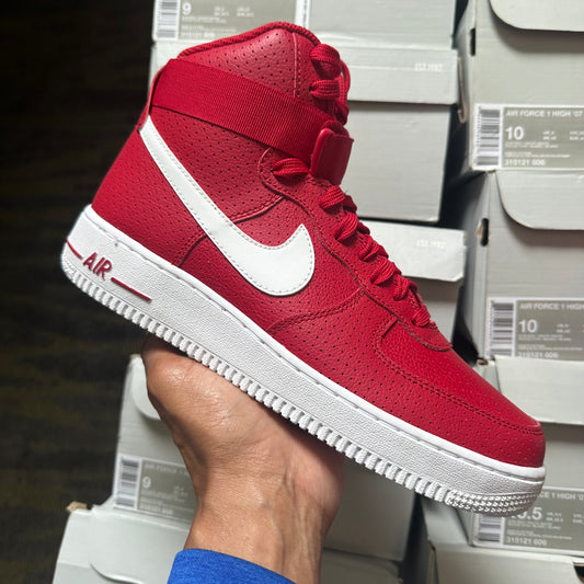 Red High Gym Red Perforated New Size 8-10.5