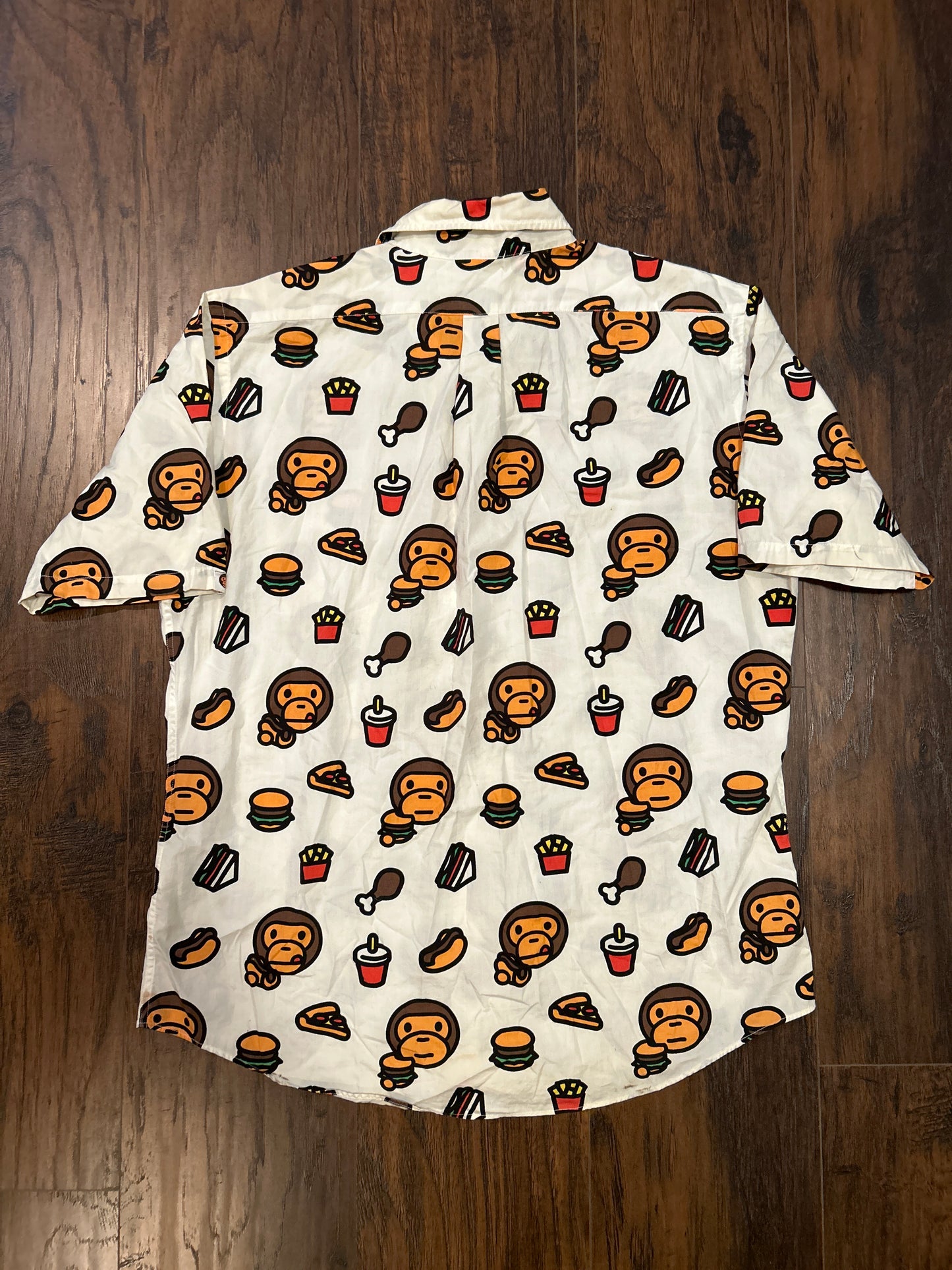 Bape Baby Milo Button Up Size M