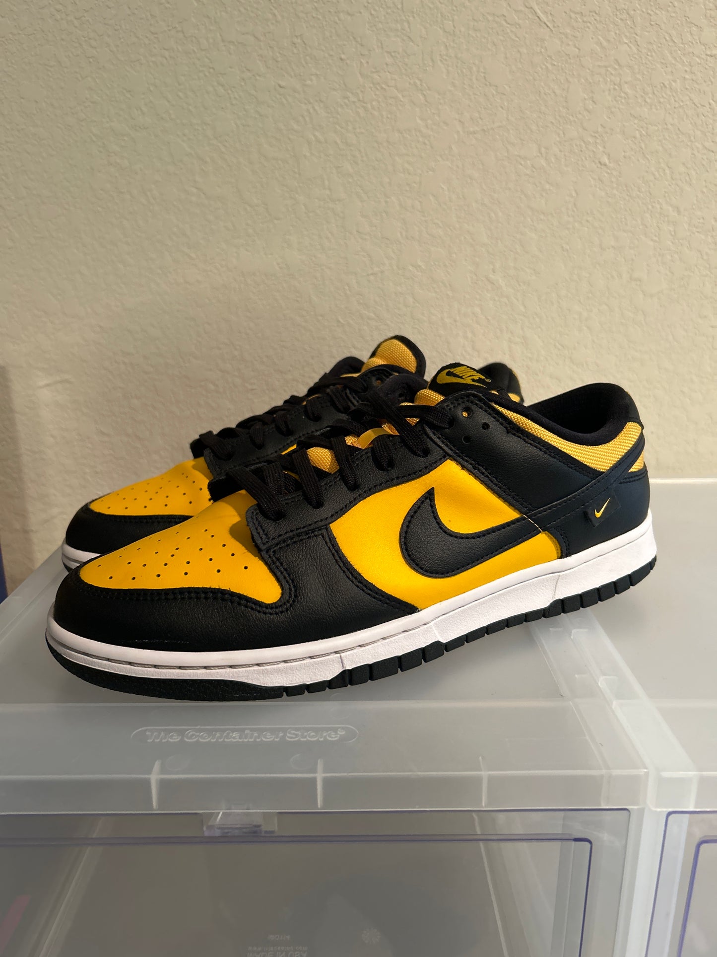 Gold Black Dunk Low Size 11