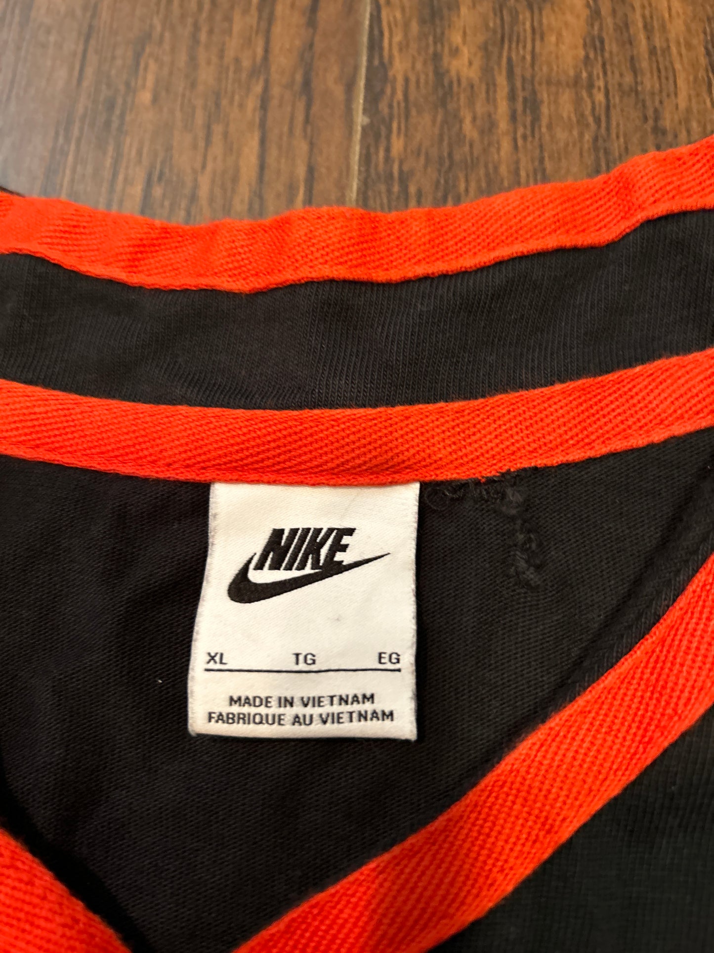 Nike Flame Black Jersey Size XL