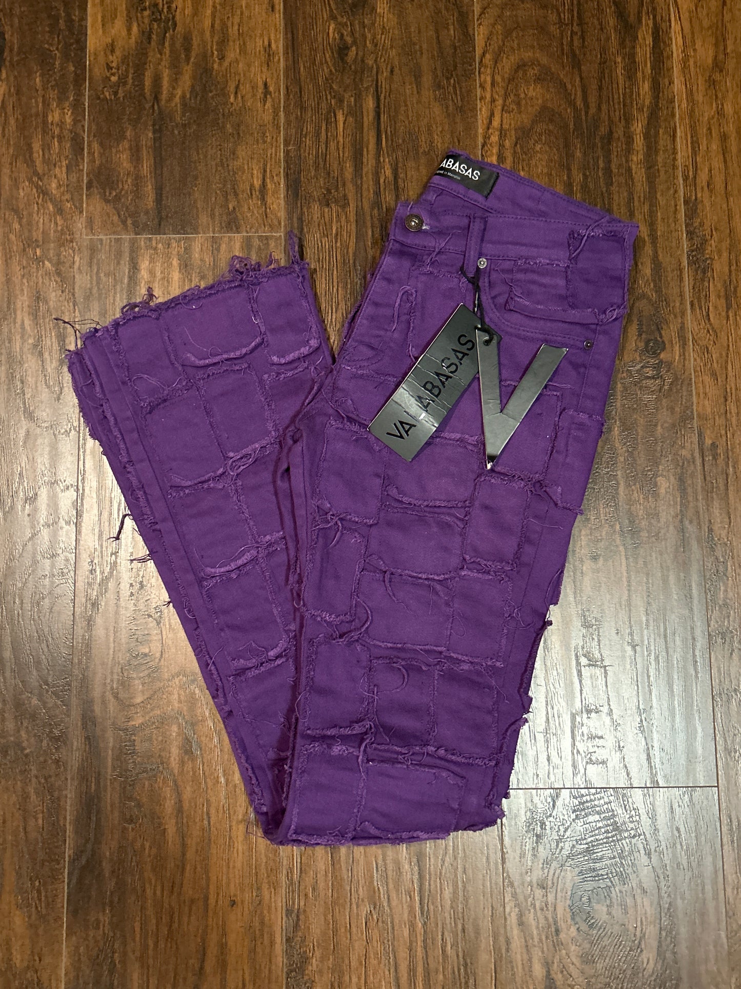 Valabasas Purple Flare Jeans Size 30 NEW