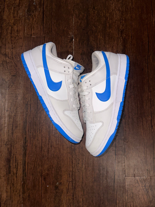 Dunk Low Blue/White Size 9