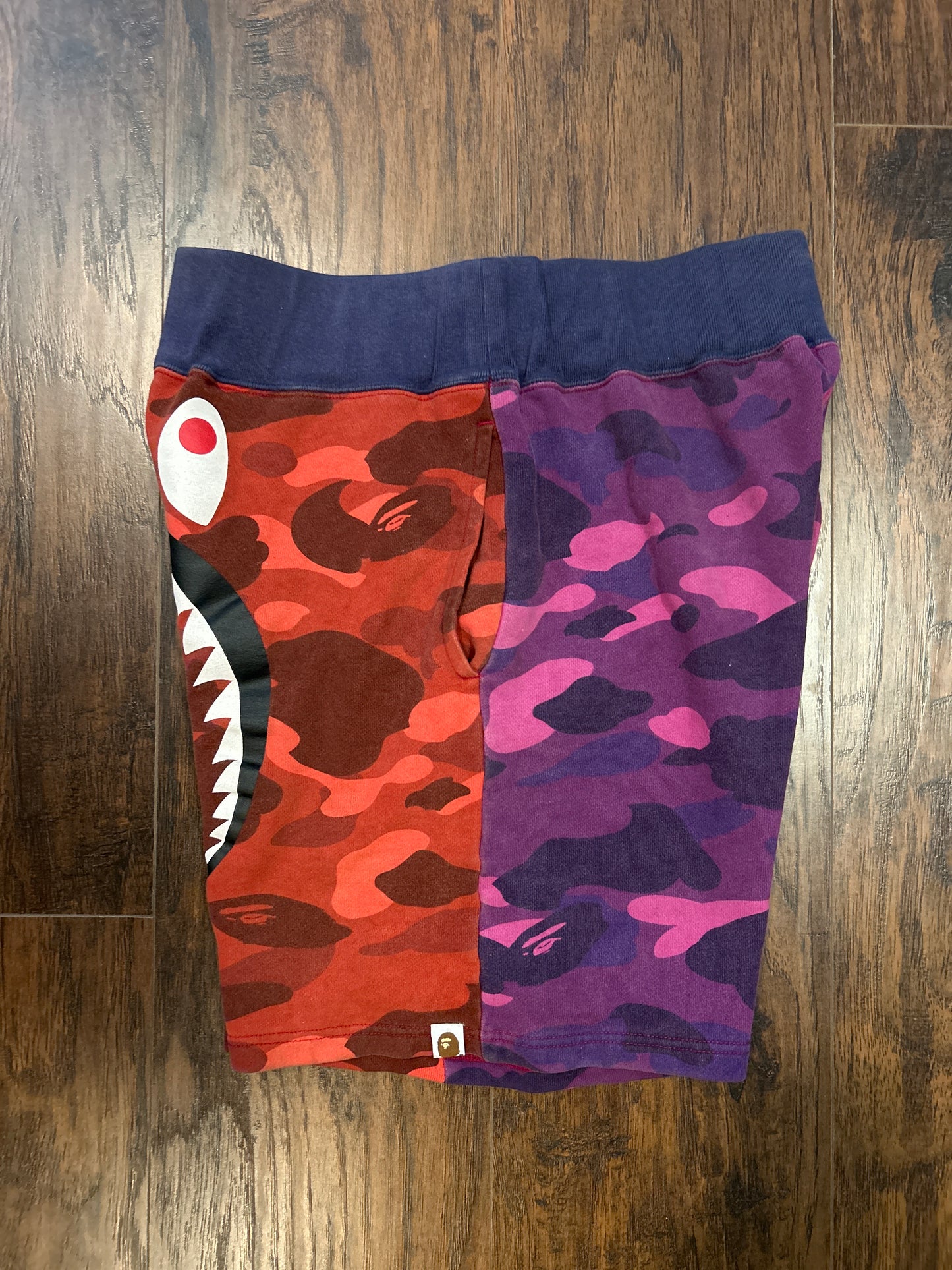 Bape Camo Shark Shorts Size S