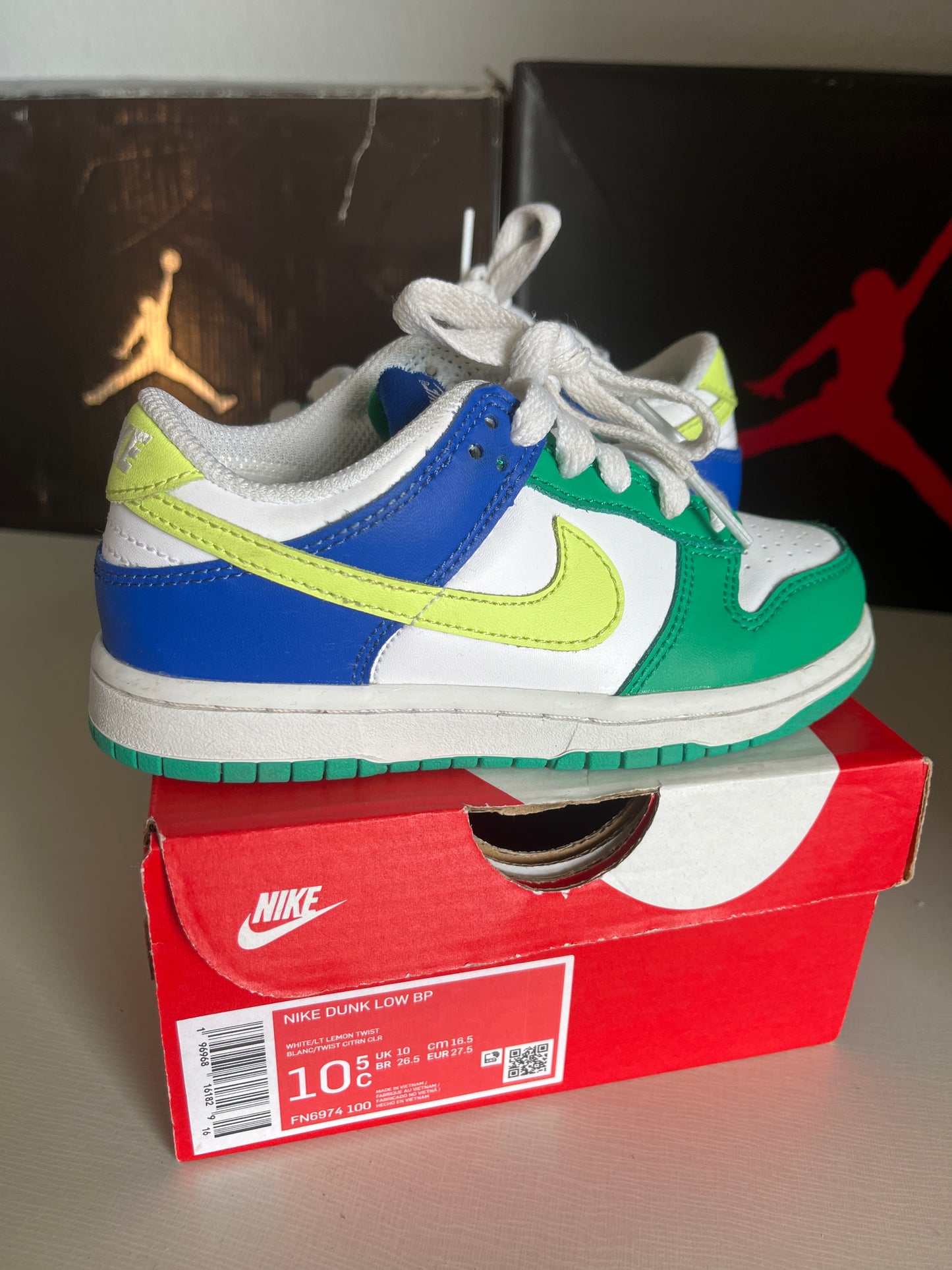 Tri Color Dunk Size 10.5C INFANT