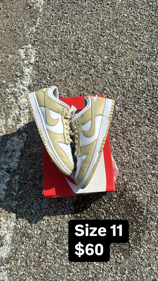 Tan Dunks Size 11