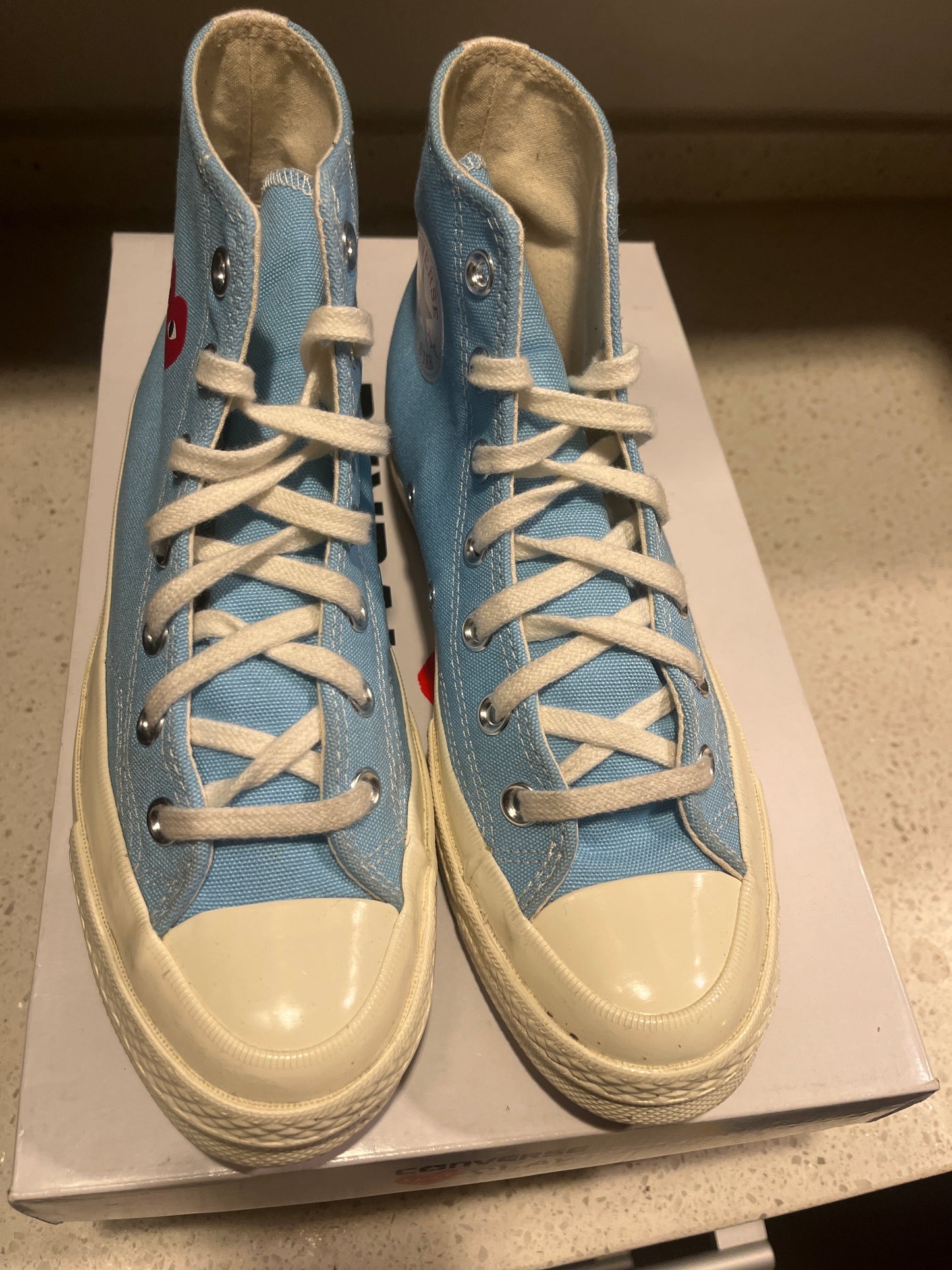 CDG Baby Blue Size 7.5W/5.5Y