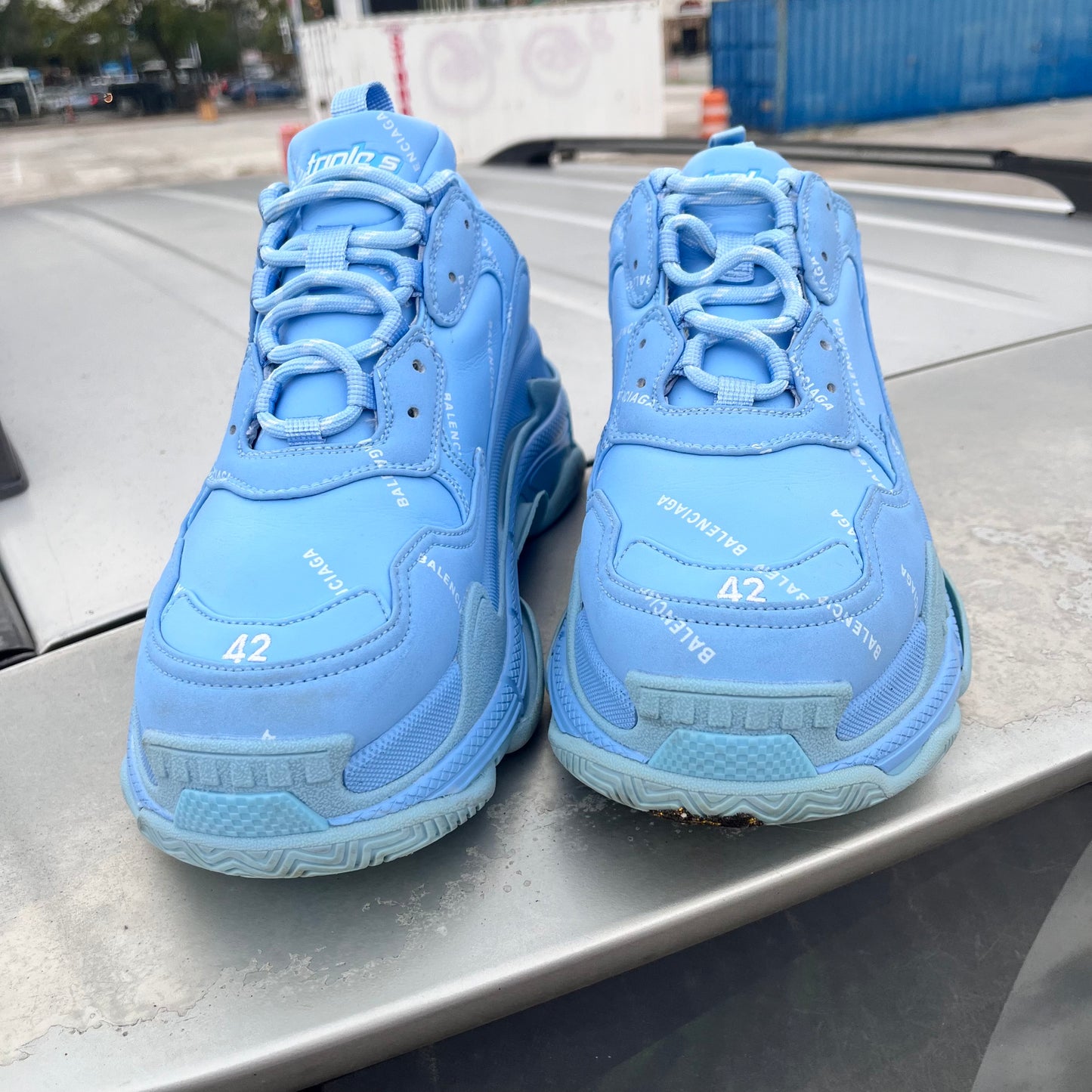 Balenciaga Triple S Baby Blue Size 42