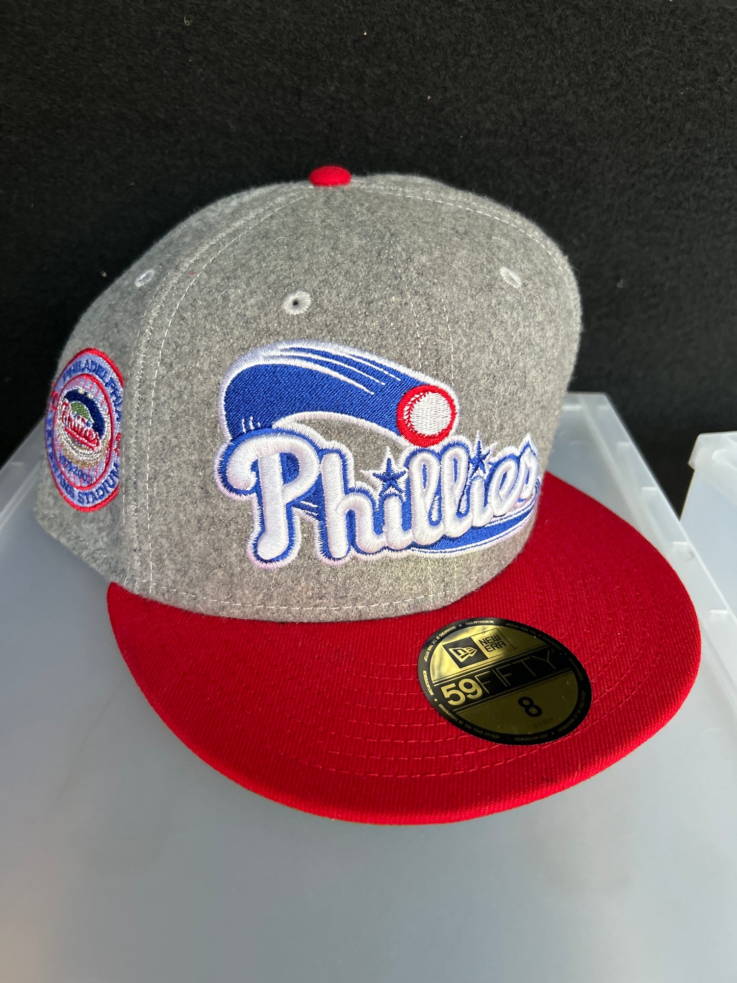 New Era Phillies Fitted Hat Size 8