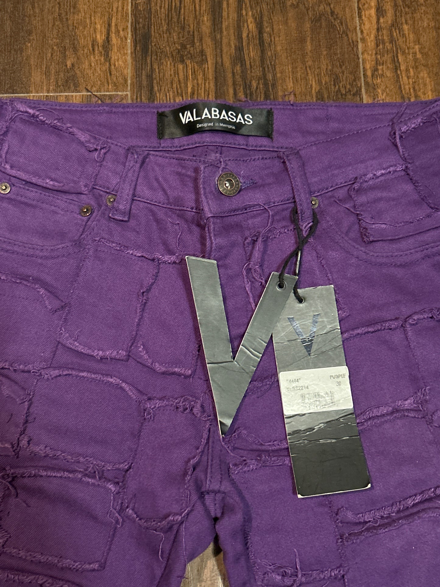 Valabasas Purple Flare Jeans Size 30 NEW