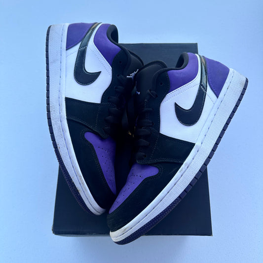 AJ1 Purple Low Size 9.5