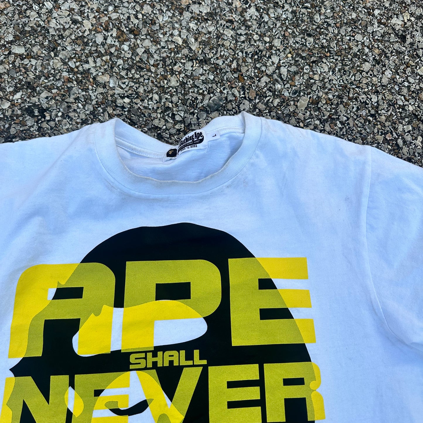 Aape Tee Yellow Size L