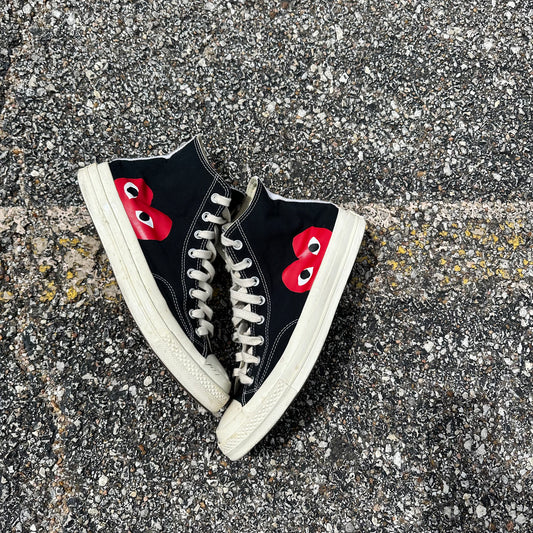 Converse Hi Black X CDG Size 11