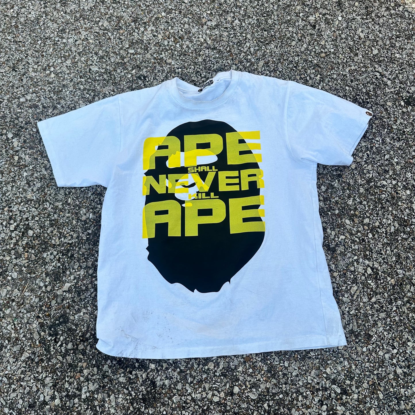 Aape Tee Yellow Size L