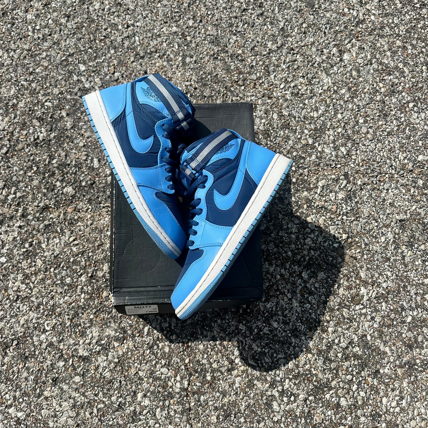 AJ1 Mid UNC Strap Size 10