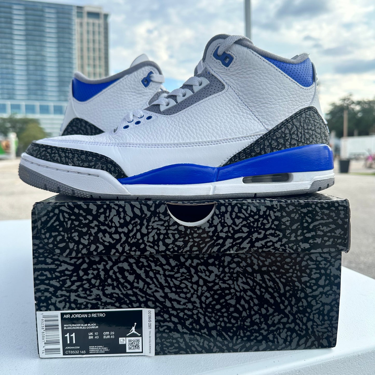 AJ3 Sport Blue Size 11