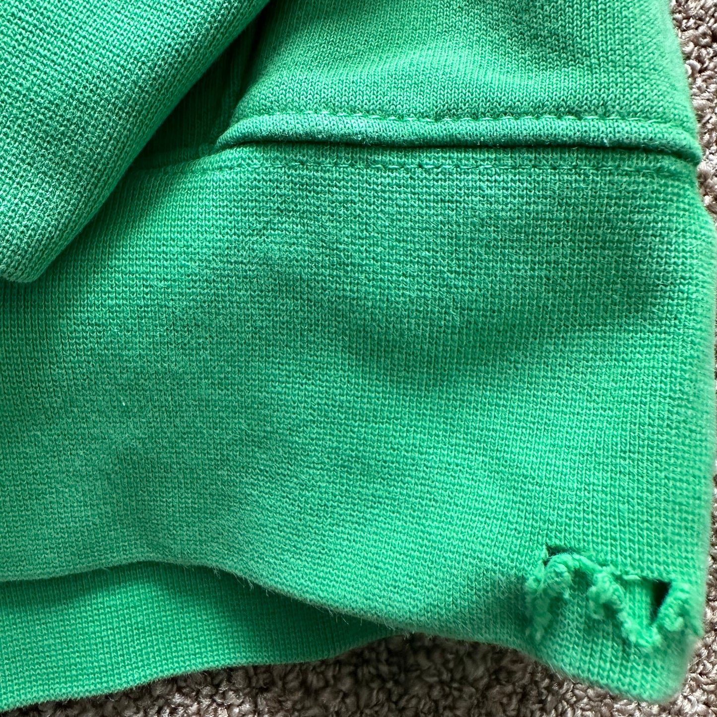 Aape Green Pull Over Hoodie Size M