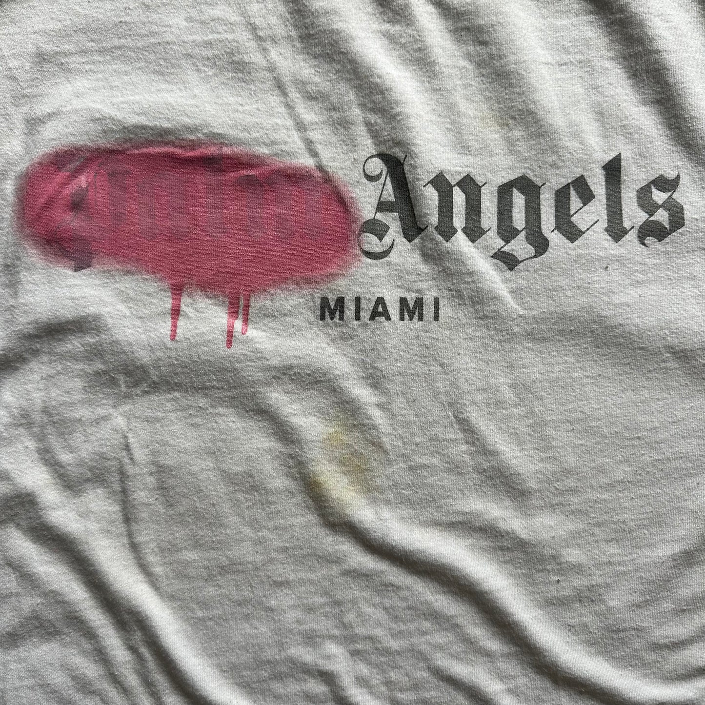 Palm Angels Mami Paint Tee Size S