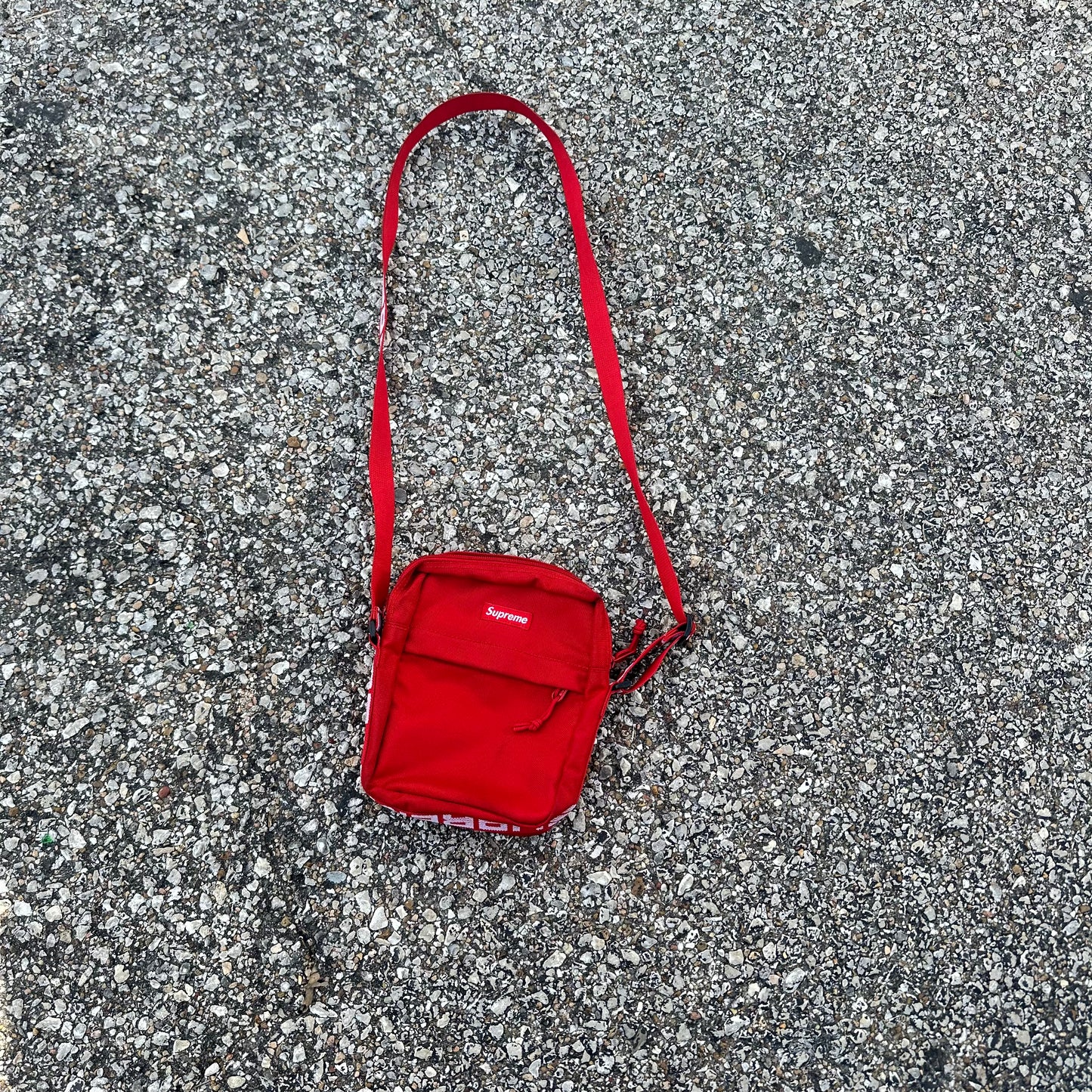 Supreme Red Side Bag