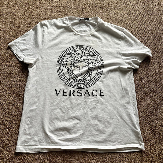 Versace White Tee Size M