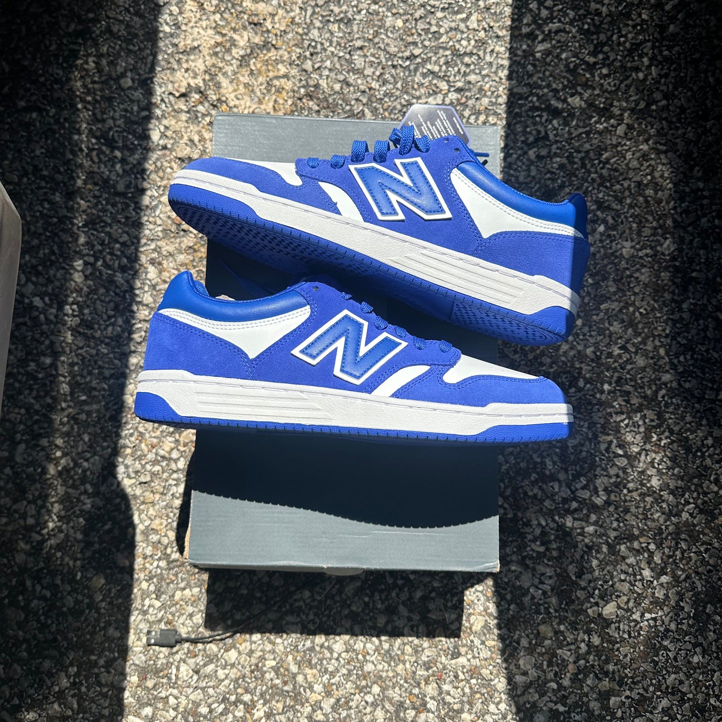 New Balance 480 Blue Suede Size 10.5