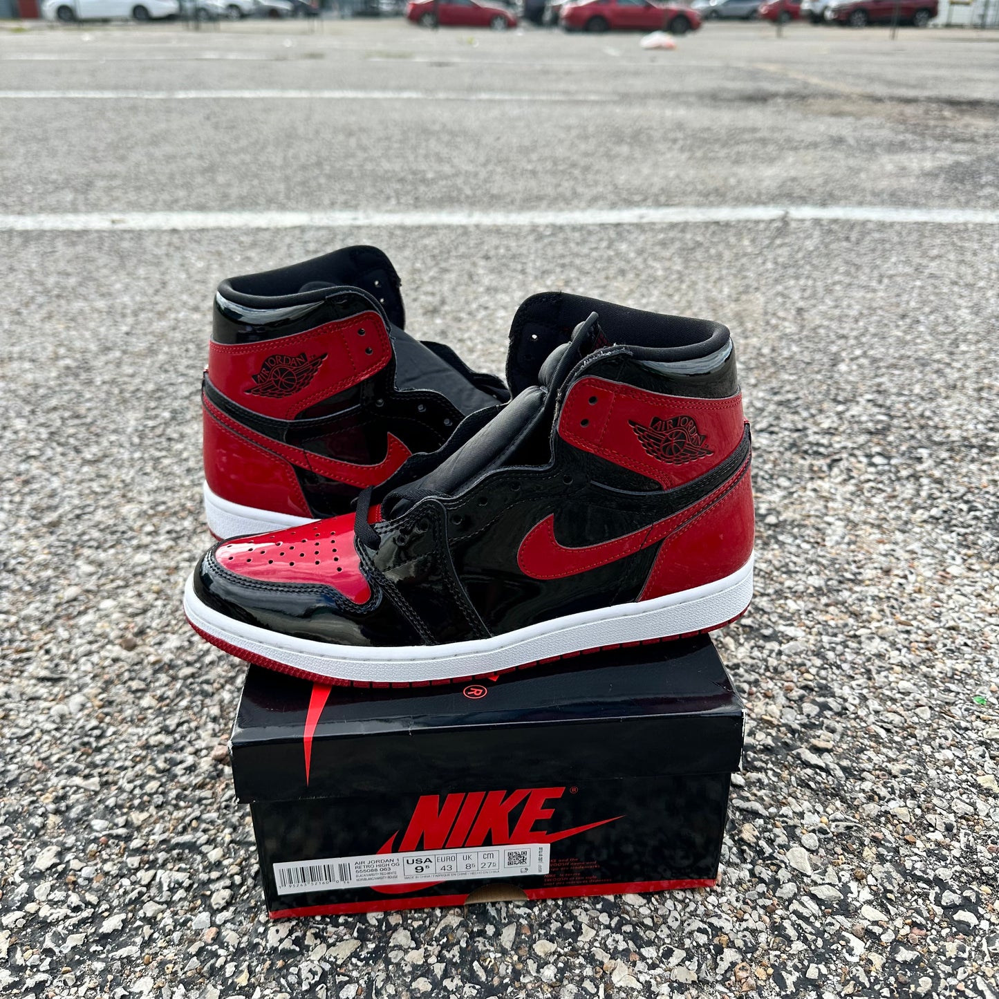 AJ1 Patent Bred Size 9.5