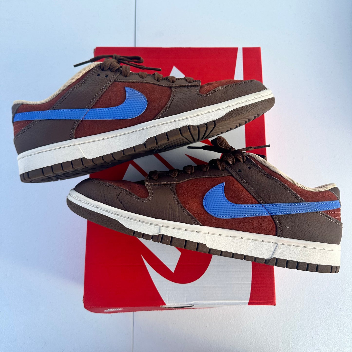 Nike Dunk Low Brown/ Blue Size 11