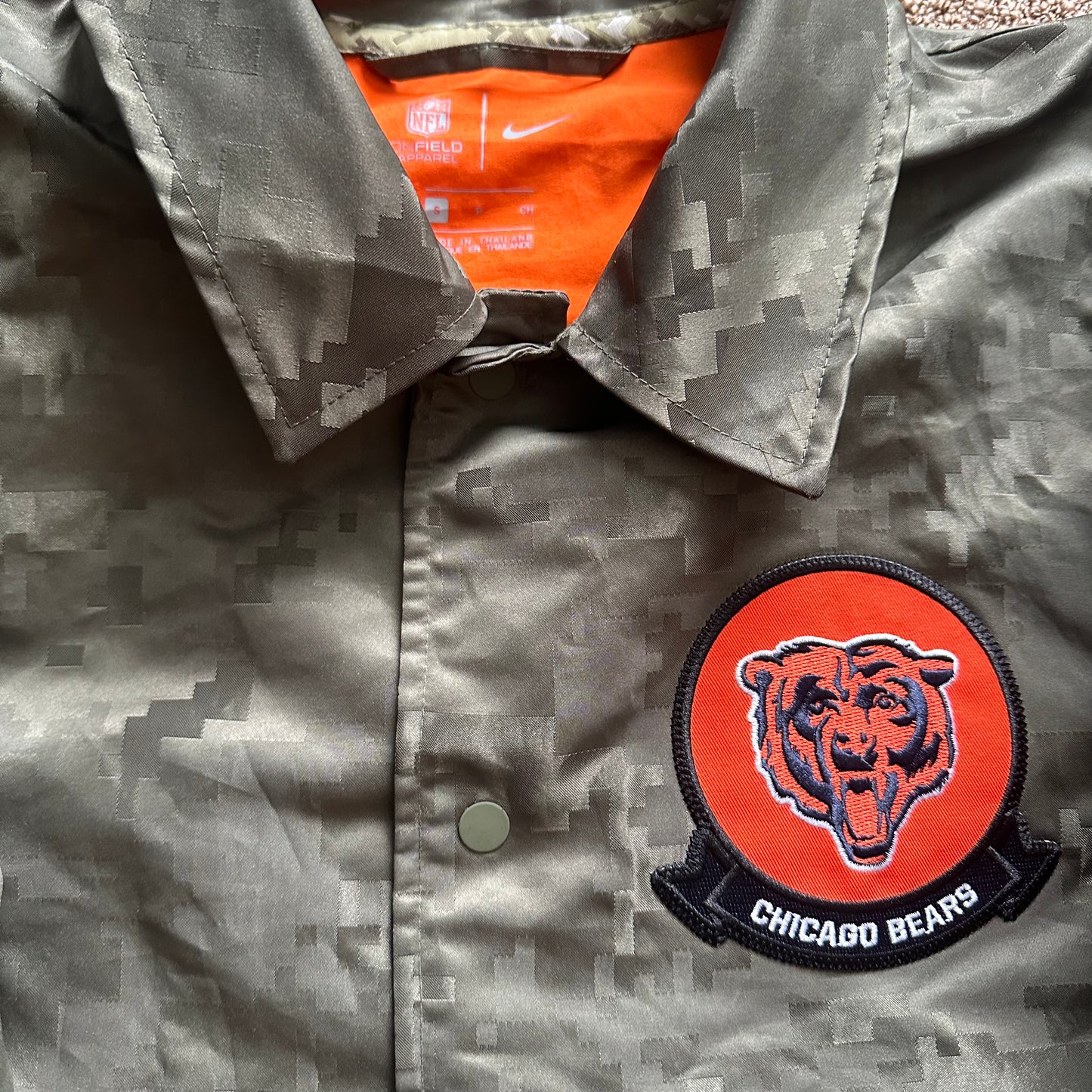 Chicago Bears X Nike NFL Salute To Service Jacket Size S