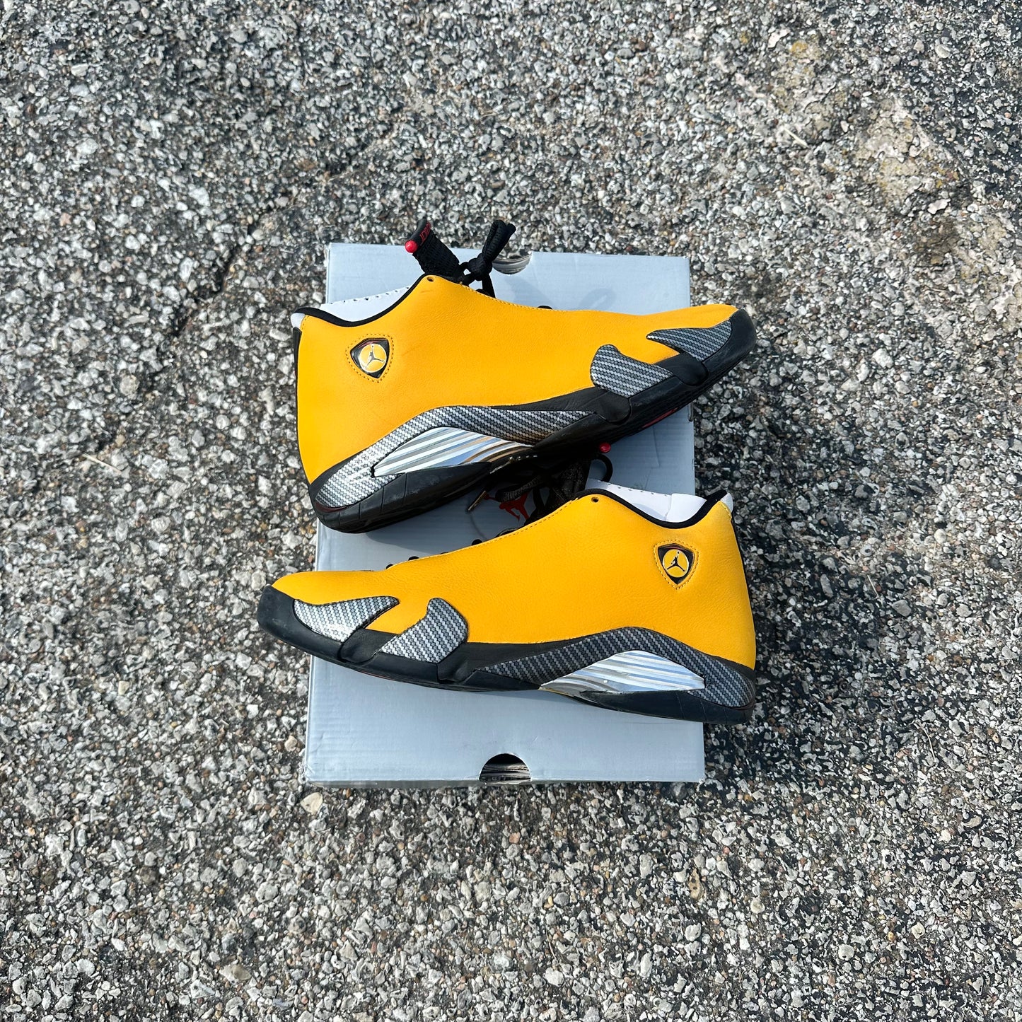 AJ14 Yellow Ferarri Size 10