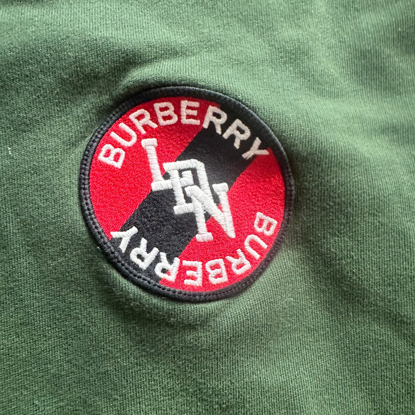 Burberry Olive Pull Over Size S