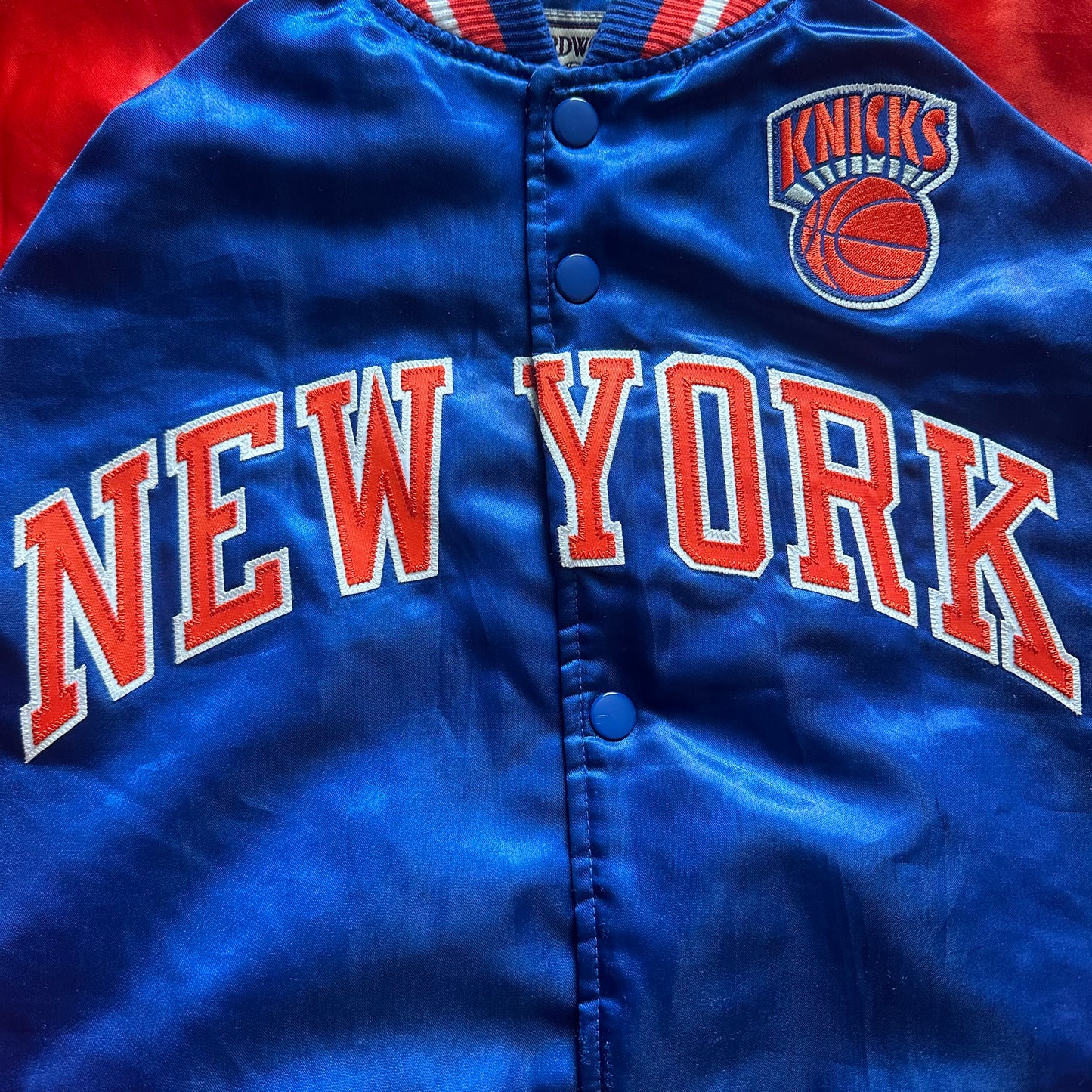 New York Knicks X Mitchell & Ness Throwback Jacket Size S