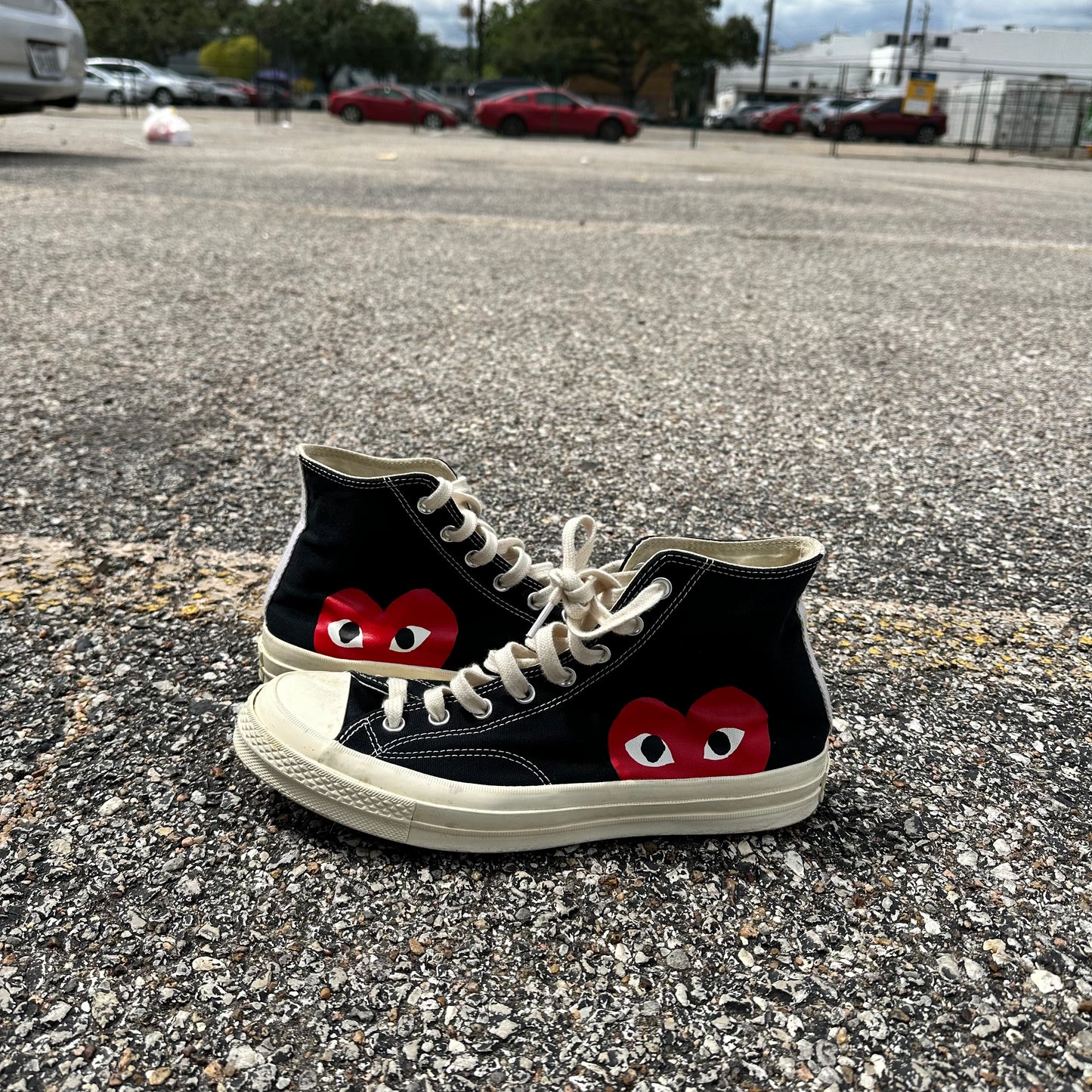 Converse Hi Black X CDG Size 11