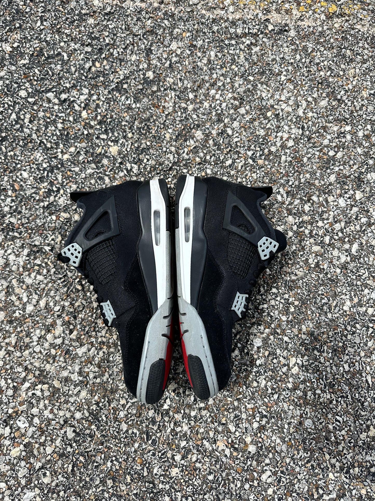 AJ4 Canvas Black Size 8