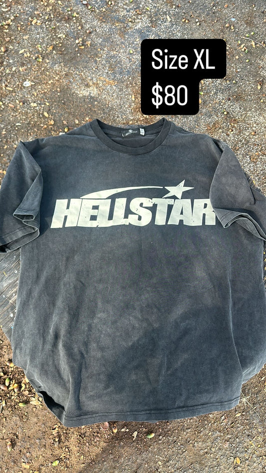 Hell Star Tee Grey Size XL